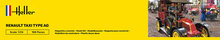 Heller 35705 STARTER KIT Renault Taxi Type AG Bouwpakket Schaal 1:24 auto