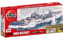 Airfix A50069 HMS Belfast Gift Set Bouwpakket Schaal 1:600