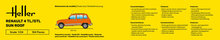 Heller 58704 STARTER KIT Renault 4 TL/GTL Sun Roof Schaal 1:24