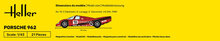 Heller 80109 Porsche 962 Schaal 1:43