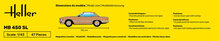 Heller 80171 MB 450SL Schaal 1:43