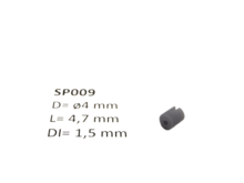 micromotor SP009 ø 4 x 4.7 - ø 1.5 mm Kardankupplungshalter