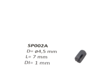 micromotor SP002A ø 4,5 x 7 - ø 1 mm cardankoppelingshouder