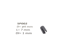 micromotor SP002 ø 4 x 7 - ø 1 mm cardankoppelingshouder