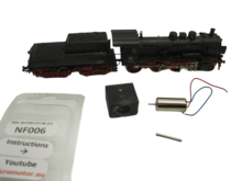 micromotor nf006G Glockenankermotor Umbausatz f&uuml;r Fleischmann BR38 Wannentender, BR50 Wannentender, u.a.