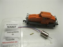 micromotor NA007 motor ombouwset voor Arnold DHG700C