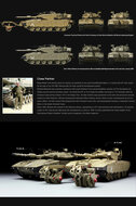 MENG-Model TS-005 Israel Main Battle Tank Merkava Mk.3 BAZ Bouwpakket Schaal 1:35