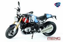 MENG-Model MT-003t BMW R nineT Option 719 Mars Red/CosmicBlue (Pre-colored Edition) Bouwpakket Schaal 1:9