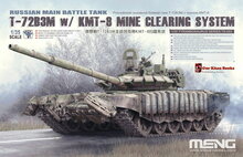 MENG-Model TS-053 Russian Main Battle Tank T-72B3M w/ KMT-8 Mine Clearing System Bouwpakket Schaal 1:35