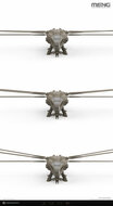 MENG-Model DS-009 Dune Harkonnen Ornithopter Bouwpakket Schaal 1:72