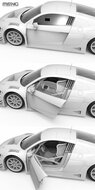 MENG-Model CS-011 AUDI R8 LMS GT3 EVO II B-Quik Absolute Racing Bouwpakket Schaal 1:24