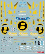 MENG-Model CS-011 AUDI R8 LMS GT3 EVO II B-Quik Absolute Racing Bouwpakket Schaal 1:24