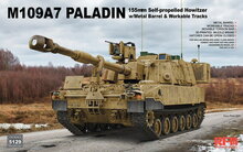 Rye Field Model RFM5129 M109A7 PALADIN 155 mm Self-Propelled Howitzer w/ Workable Tracks Schaal 1:35