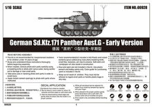 Trumpeter 00928 German Panther G Bouwpakket Schaal 1:16