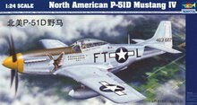 Trumpeter 02401 North American P-51 D Mustang IV Bouwpakket Schaal 1:24