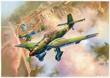 Trumpeter 02421 Junkers Ju-87B-2 Stuka Bouwpakket Schaal 1:24