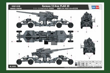 Hobby Boss 84545 German 12.8cm FLAK 40 Bouwpakket Schaal 1:35