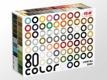 ICM 3004 Acrylic paint set 80 pcs (77 color + 3 varnishes) 80 x 12 ml