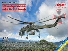 ICM 53055 Sikorsky CH-54A Tarhe with BLU-82/B Daisy Cutter bomb Bouwpakket Schaal 1:35
