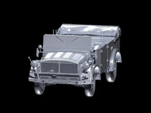 ICM DS3503 Wehrmacht Off-road Cars (Kfz1,Horch 108 Typ 40, L1500A) Bouwpakket Schaal 1:35