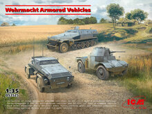 ICM DS3525 Wehrmacht Armored Vehicles Bouwpakket Schaal 1:35