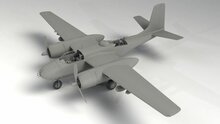 ICM 48281 B-26B-50 Invader, Korean War American Bomber Bouwpakket Schaal 1:48