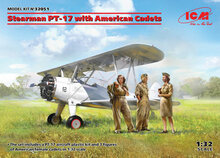 ICM 32051 Stearman PT-17 with American Cadets Bouwpakket Schaal 1:32