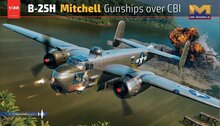 HongKong Model HKM01E037 B-25H Mitchell Gunship Over CBI Bouwpakket Schaal 1:32