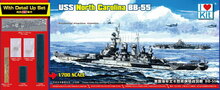 I LOVE KIT 65704 Top Grade North Carolina BB-55 Bouwpakket Schaal 1:700