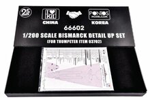 I LOVE KIT 66602 Bismarck detail up set (for Trumpeter item 03702) Schaal 1:200
