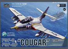 Kitty Hawk KH80127 F9F-8/F9F-8P  Cougar   (2 in 1) Schaal 1:48