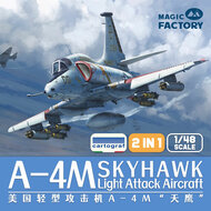 Magic Factory 5002 A-4M Skyhawk Light Attack Aircraft Bouwpakket Schaal 1:48