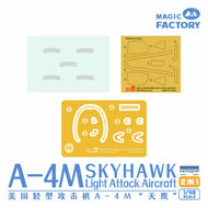 Magic Factory 5002 A-4M Skyhawk Light Attack Aircraft Bouwpakket Schaal 1:48
