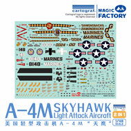 Magic Factory 5002 A-4M Skyhawk Light Attack Aircraft Bouwpakket Schaal 1:48