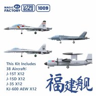 Magic Factory 1009 PLAN Type 003 Aircraft Carrier CV-18 Fujian (with painted deck) Schaal 1:700