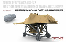 MENG-Model SPS-061 German Heavy Tank Sd.Kfz.182 King Tiger Turret Maintenance Stand&amp;Muzzle Cover(Resin Schaal 1:35