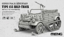 MENG-Model VS-018 German Pkw.K1 K&uuml;belwagen Type 155 Half-Track (incl. 3D printed track modules and ski modules, etc.) Bouwpakket Schaal 1:35