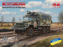 ICM 35019 ZiL-131 of the Armed Forces of Ukraine with driver Bouwpakket Schaal 1:35