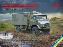 ICM 35136 Unimog S 404 with box body,German military truck Ma&szlig;stab 1:35