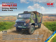 ICM 35137 Unimog S 404, German Military Radio Truck Modellbausatz Ma&szlig;stab 1:35