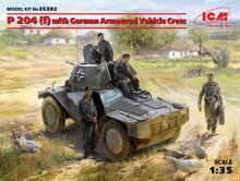 ICM 35382 P 204(f)with German Armoured VehicleCrew Modellbausatz Ma&szlig;stab 1:35