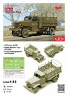 ICM 35593 G7107, WWII Army Truck (100% new molds) Bouwpakket Schaal 1:35