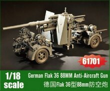 I LOVE KIT 61701 German Flak 36 88MM Anti-Aircraft Gun Schaal 1:18