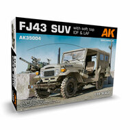 AK Interactive AK35004 FJ43 SUV with Soft top IDF &amp; LAF Bouwpakket Schaal 1:35