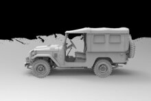 AK Interactive AK35004 FJ43 SUV with Soft top IDF &amp; LAF Bouwpakket Schaal 1:35