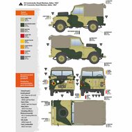 AK Interactive AK35012 Land Rover 88 Series IIA Rover 8  1/35 Bouwpakket Schaal 1:35