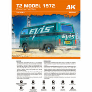 AK Interactive AK35025 T2 MODEL 1972 Commercial Van Schaal 1:35