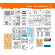 AK Interactive AK35031 M1008 TROOP CARRIER WITH TARP Schaal 1:35