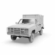 AK Interactive AK35031 M1008 TROOP CARRIER WITH TARP Schaal 1:35