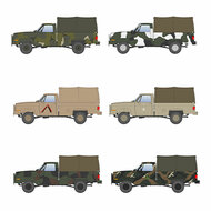 AK Interactive AK35031 M1008 TROOP CARRIER WITH TARP Schaal 1:35